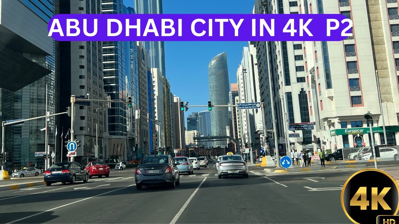 ABU DHBAU  CITY IN 4K (2023 UAE DRIVING TOUR )P2