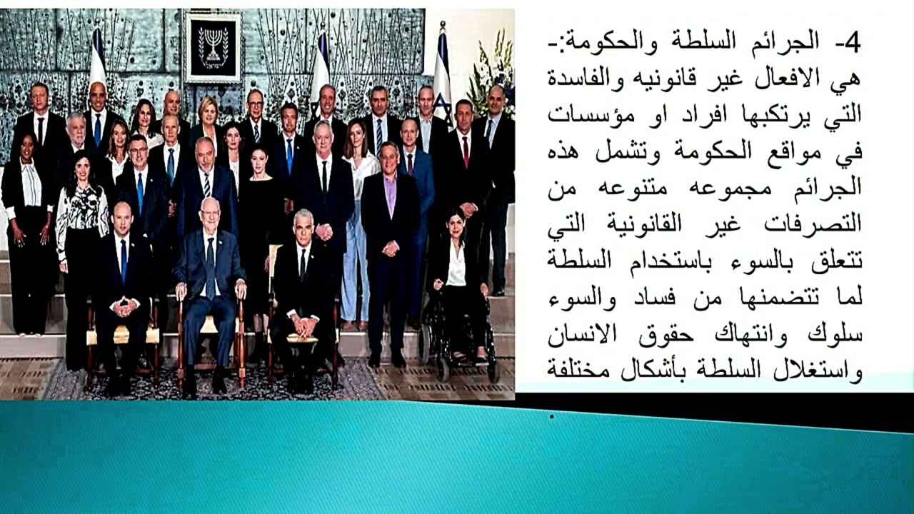 رنا هادي عبدالحسين كمال الدين الحسيني / الجريمة وأقسامها