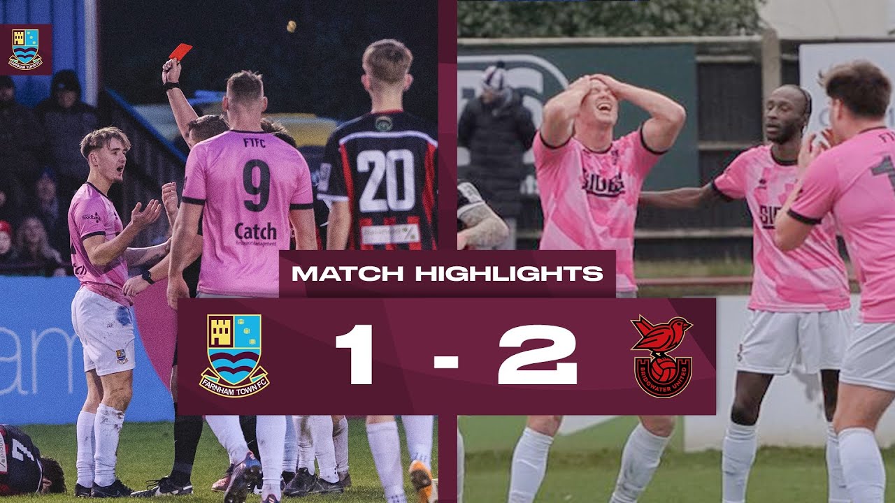 LATE DRAMA as we CRASH OUT of the Vase | Farnham Town vs Bridgwater United | Full Match Highlights