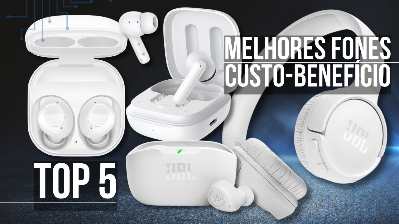 Os 5 Melhores Fones Bluetooth para comprar em 2024 até R$350,00 | Custo-benefício