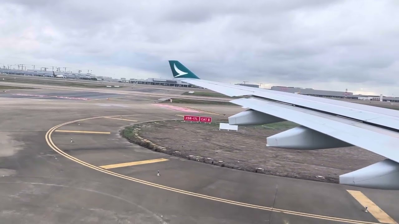 2025-07-26 國泰航空 CX380 降落：「香港國際機場」往「上海浦東國際機場」 #國泰航空 #空中巴士 #a333 #降落
