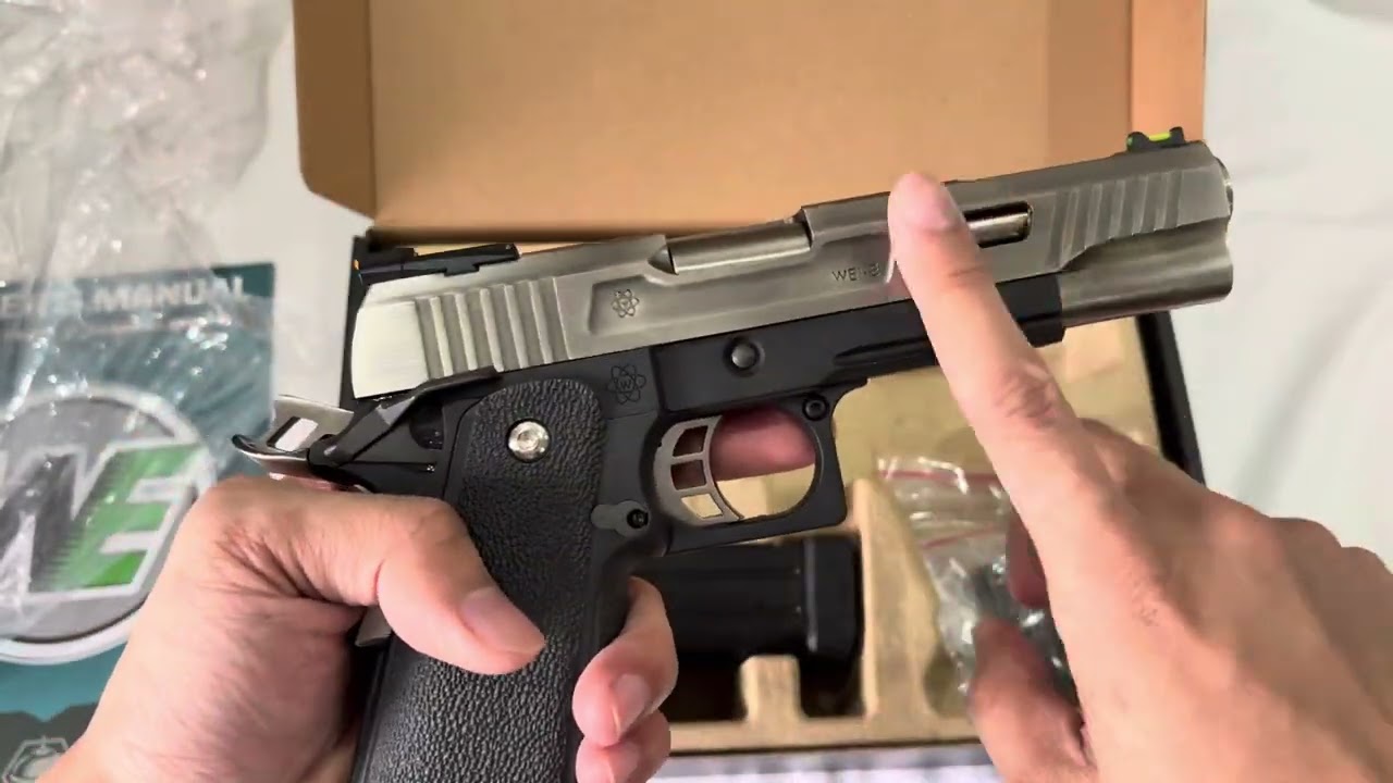 WE TREX HICAPA SILVER 5.1 SILVER (GAS BLOWBACK AIRSOFT)