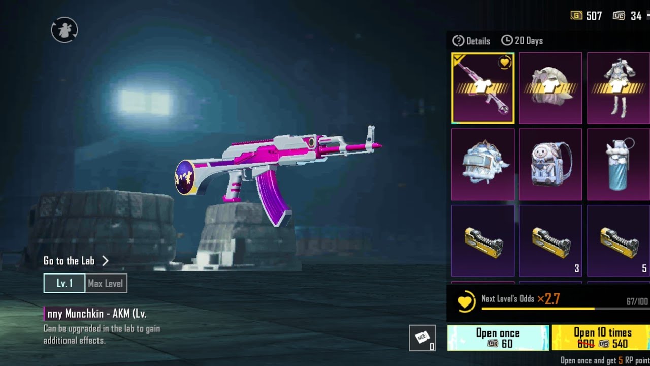 Part-2 Bunny Munchkin AKM Crate Opening 🐇🥕 #bgmi #pubgmobile #crateopening