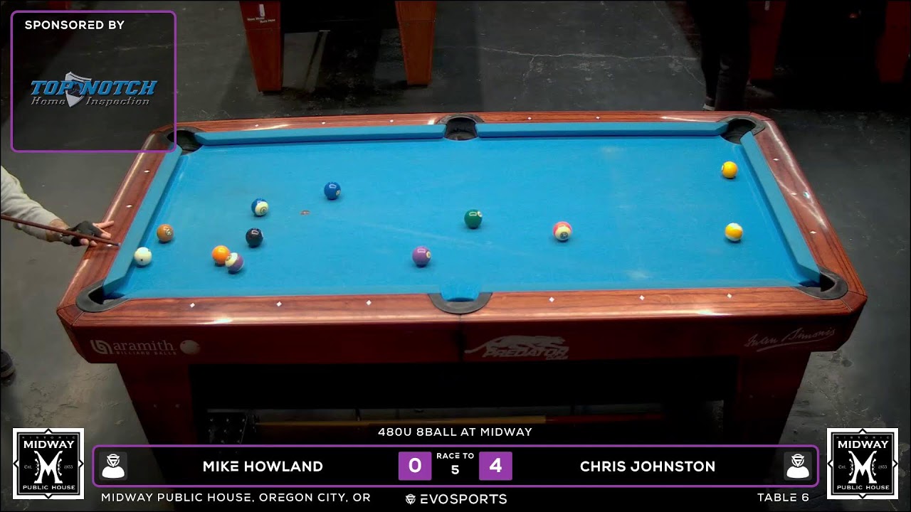 MIKE HOWLAND vs CHRIS JOHNSTON - MIDWAY PUBLIC HOUSE - TABLE 6 | EvoSports