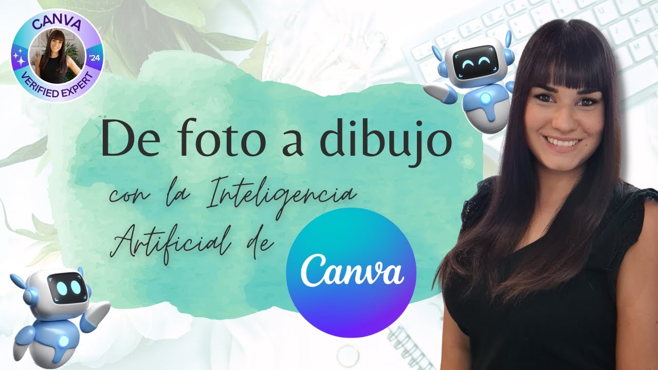💥Nueva App de Canva con IA💙 Transforma tus foto en un dibujo GRATIS💰 con la Inteligencia Artificial🤖