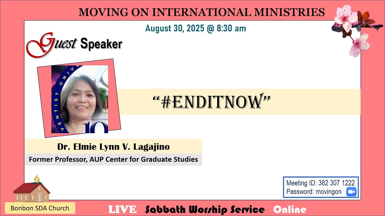 &ldquo;#ENDITNOW&rdquo; | Dr. Elmie Lynn Lagajino