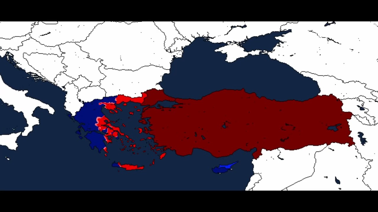 TURKEY VS GREECE!!! First Map Animation!