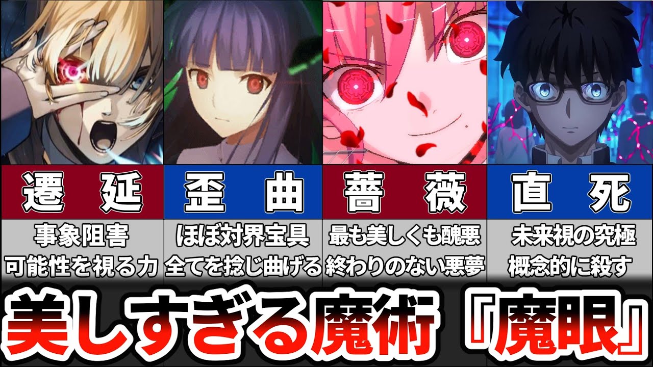 【型月】理不尽すぎる異能！魔眼について徹底解説！【TYPE-MOON】