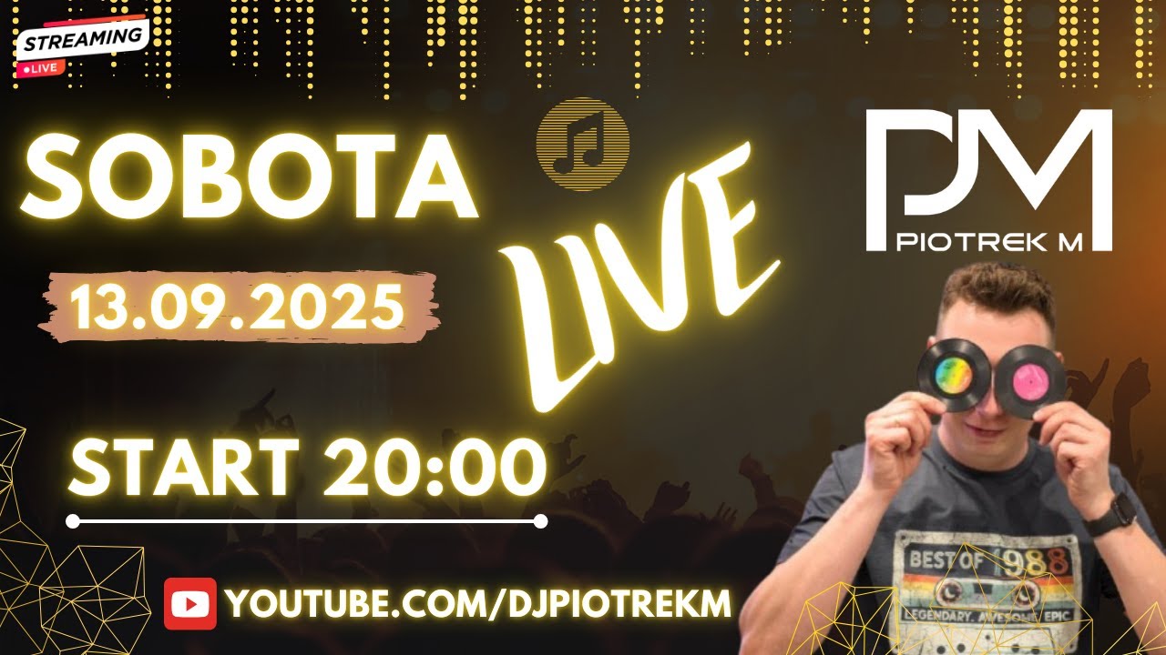 SOBOTA ON AIR |WINYLOWE KLASYKI||DJ PIOTREK M | VINYLMIX | LIVESTREAM | RETRO | CLUB HITS|