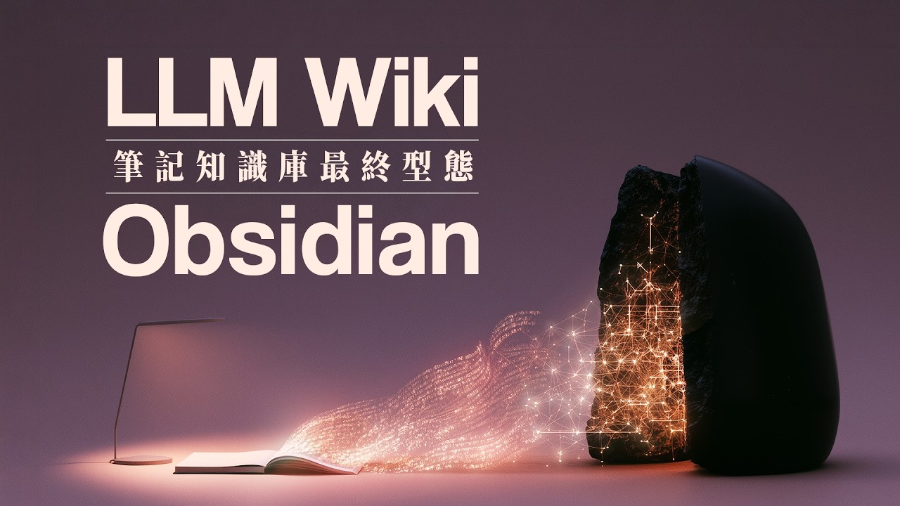 國外瘋傳的 AI 筆記工作流！LLM Wiki 讓你的 Obsidian 筆記升級成能自我進化的第二大腦！