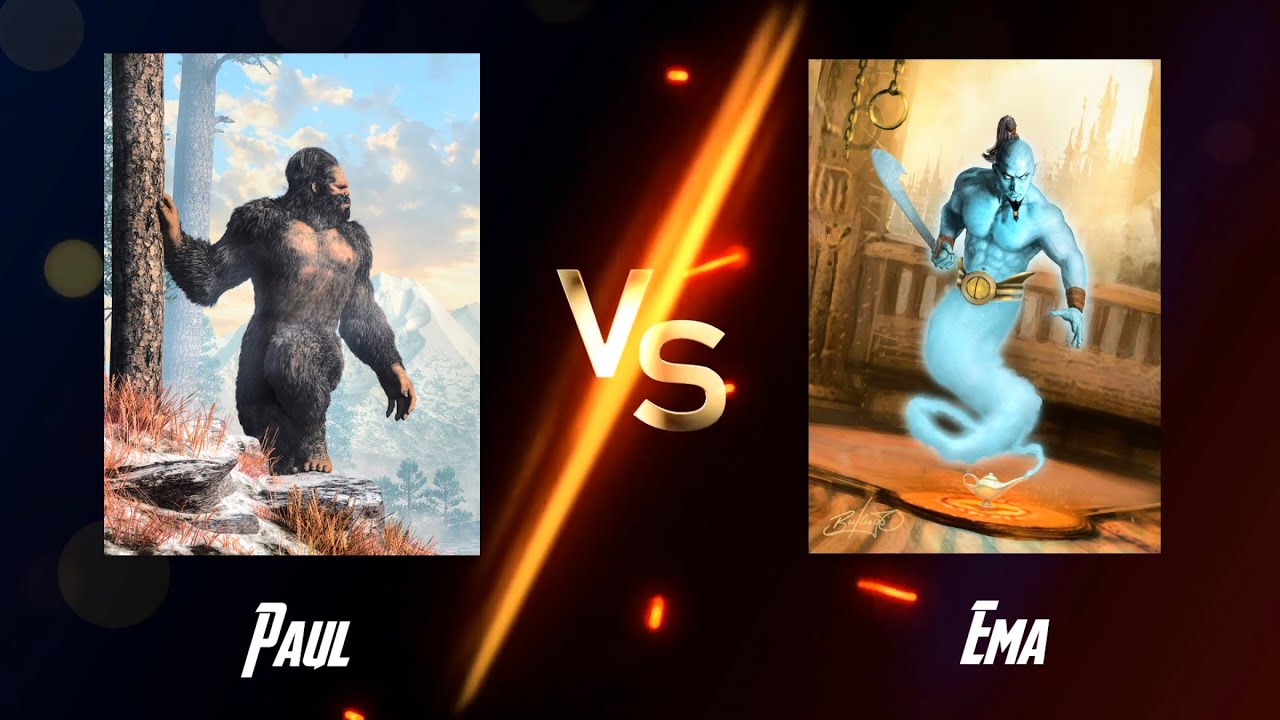 Bigfoot vs Genie (Paul vs Ema) | Unmatched