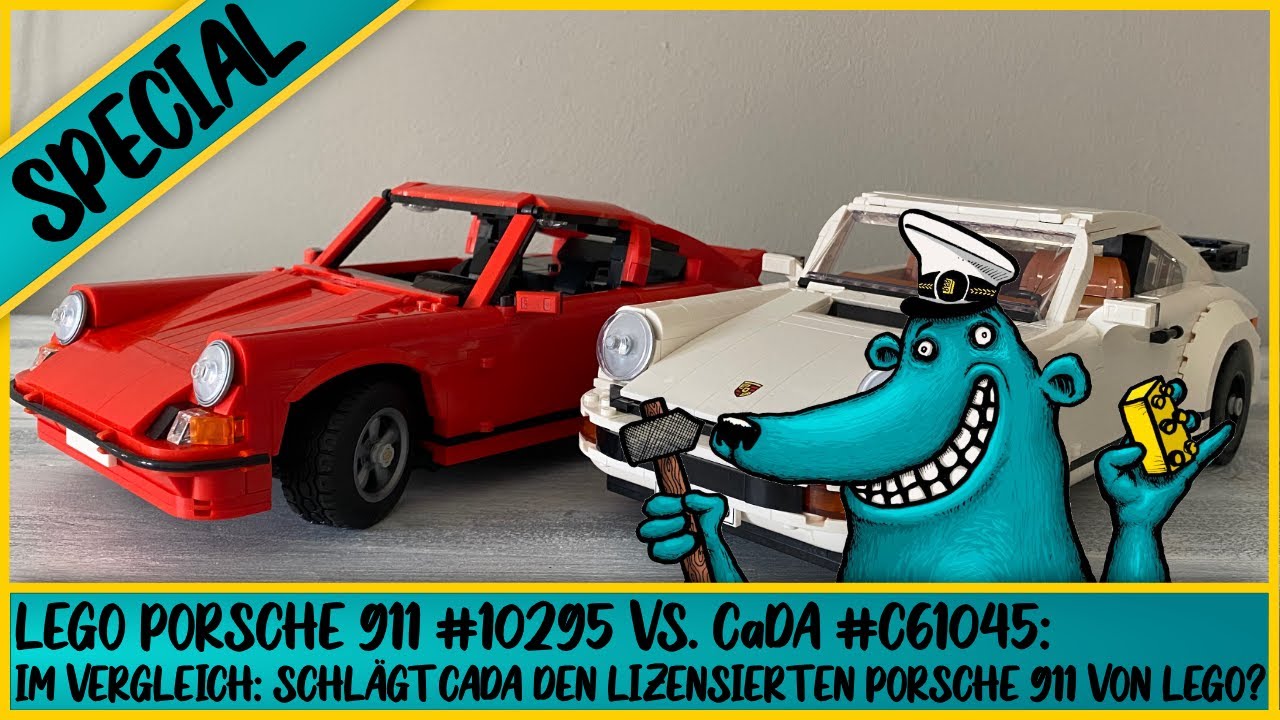 Hat CaDA den besseren Porsche? Vergleich: LEGO Porsche 911 10295 vs. CaDA C61045 Classic Sports Car