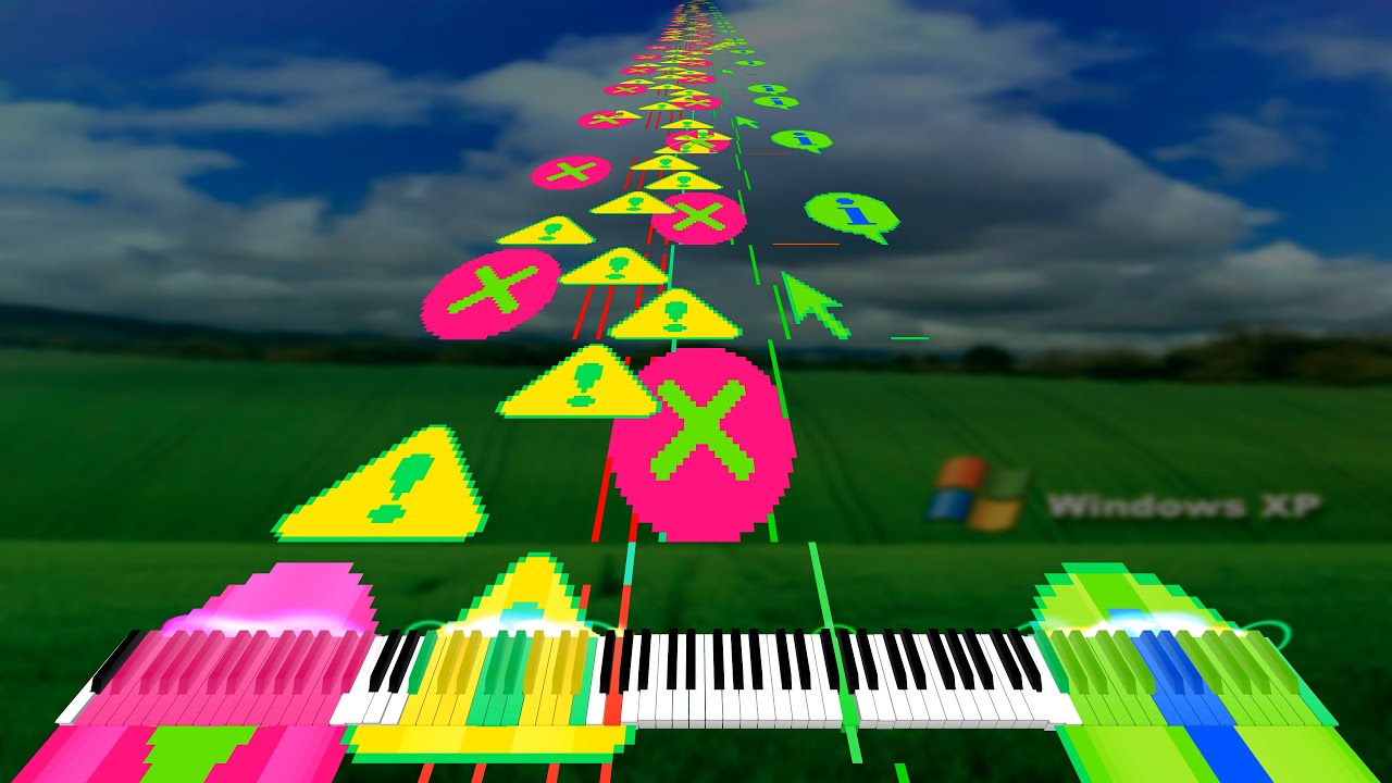[Black MIDI] Music Using Only Sounds From Windows XP & 98 ~ SomethingUnreal | 141,523 Notes @KF-2015