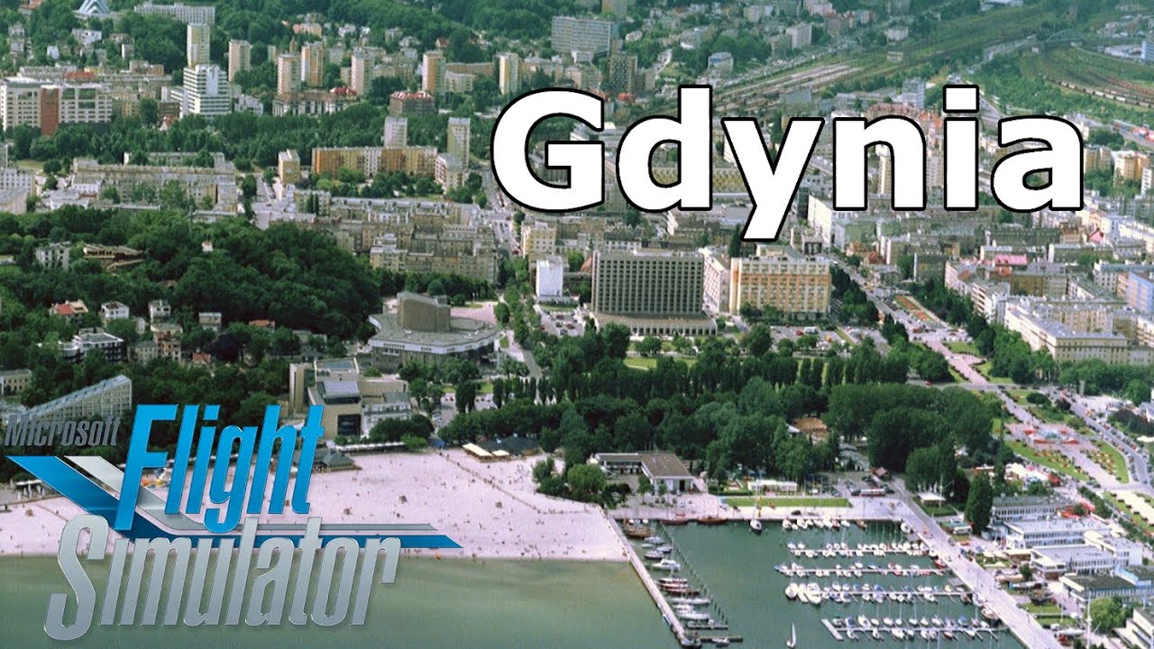 Microsoft Flight Simulator 2020 - Gdynia - Sopot - Gdańsk - Poland