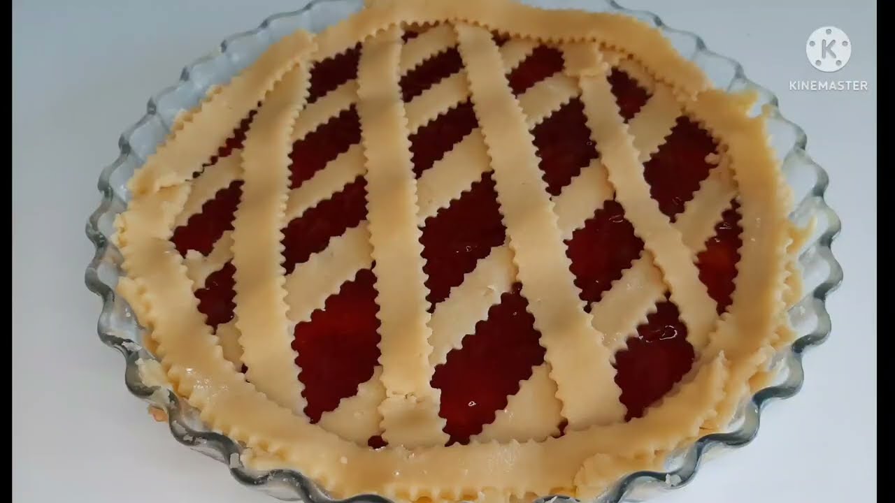 LA PLUS SIMPLE ET SAVOUREUX  recette ITALIENNE CROSTATA à la confiture !!
