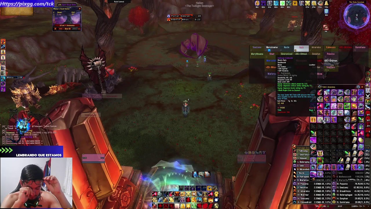 Upando no Wow Brasil - SHADOWMOURNE - !PIX - !DISCORD