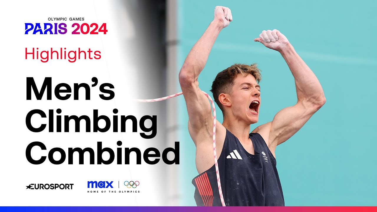 HE CAN'T BELIEVE IT! 😮 | Toby Roberts Takes Gold In Men's Climbing Boulder & Lead | #Paris2024