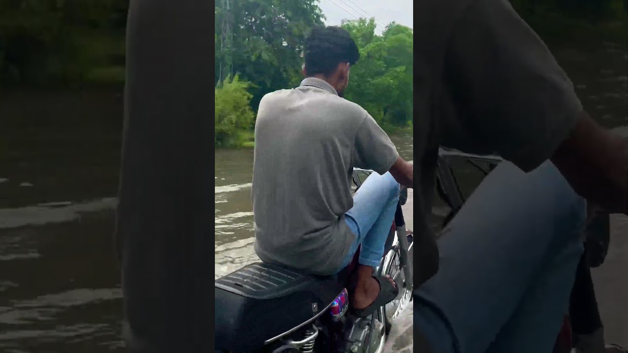 Lahore&rsquo;s Roads after Raining #rain #lahore  #roads #water