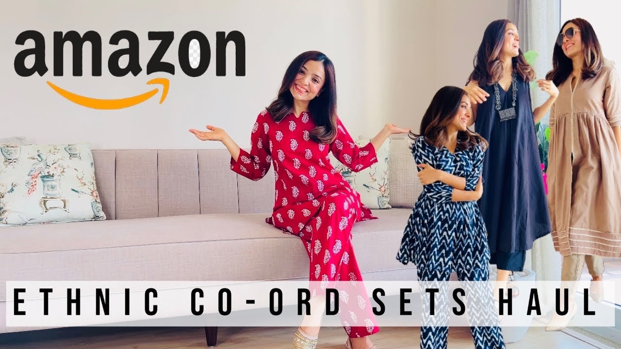 BEST AMAZON FINDS | *Affordable* ETHNIC CO-ORD SETS HAUL | CHIC SUMMER OUTFITS | RASHMI KUMAR
