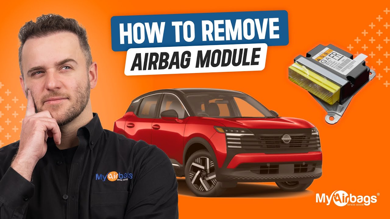Как снять модуль подушки безопасности SRS в Nissan Kicks 2025