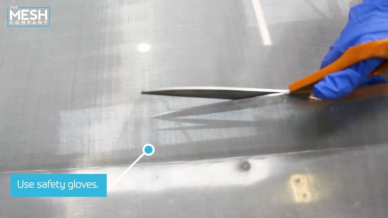 Cutting Mesh With Scissors | The Mesh Company