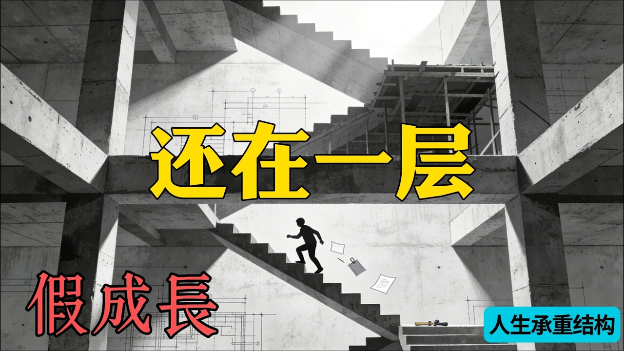 你以为你在成长，其实只是把同一层反复重来！#人生结构#成长误区#认知升级#自我提升陷阱#横向优化#纵向升级#人生层级#个人成长思维#认知觉醒#成长焦虑#自我反思#长期主义#结构思维#人生承重结构#成长