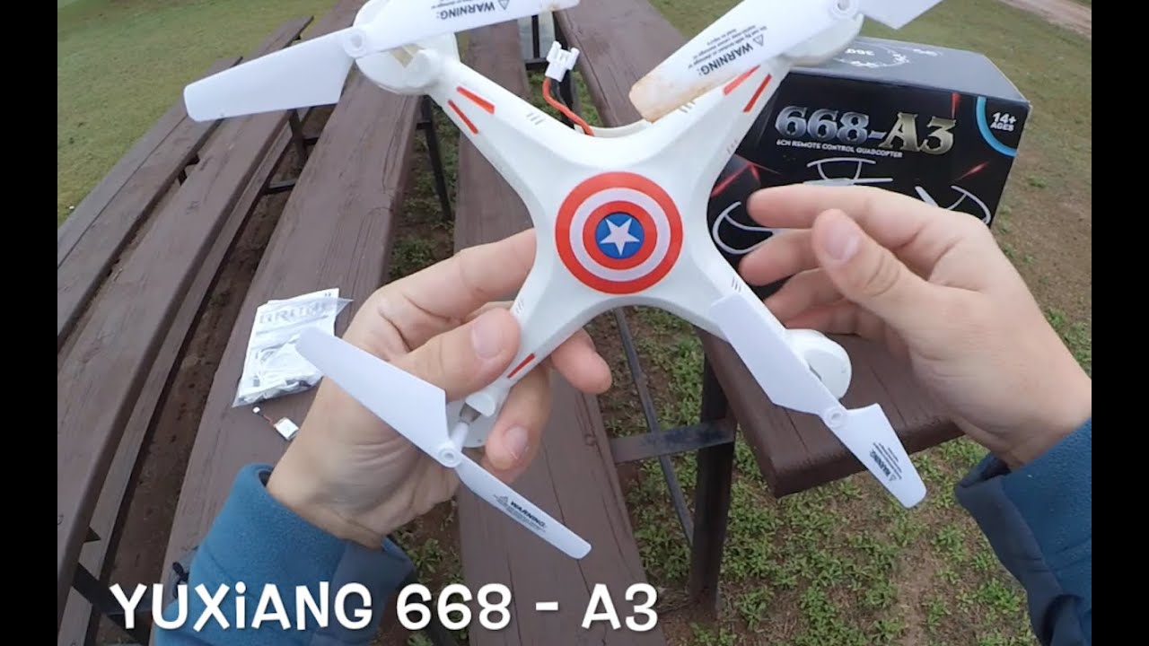 Yuxiang 668 - A3 Quadcopter - Review and Outdoor Flight - December 2015