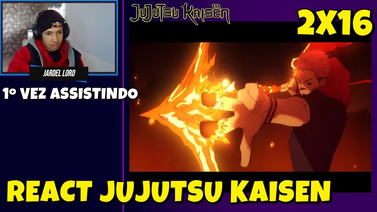 Jogo VS Sukuna React jujutsu kaisen 2x16 PRIMEIRA VEZ ASSISTINDO