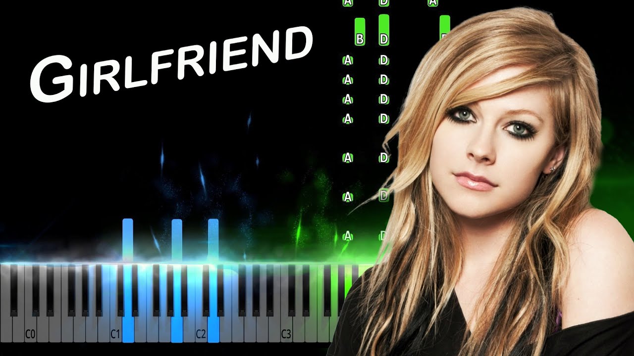 Avril Lavigne - Girlfriend Piano Tutorial
