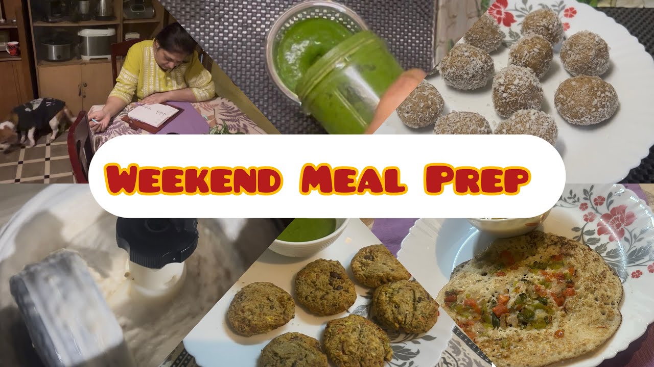 Weekend Meal Prep For Busy Week | Home Cooking & Dog’s Birthday Vlog 