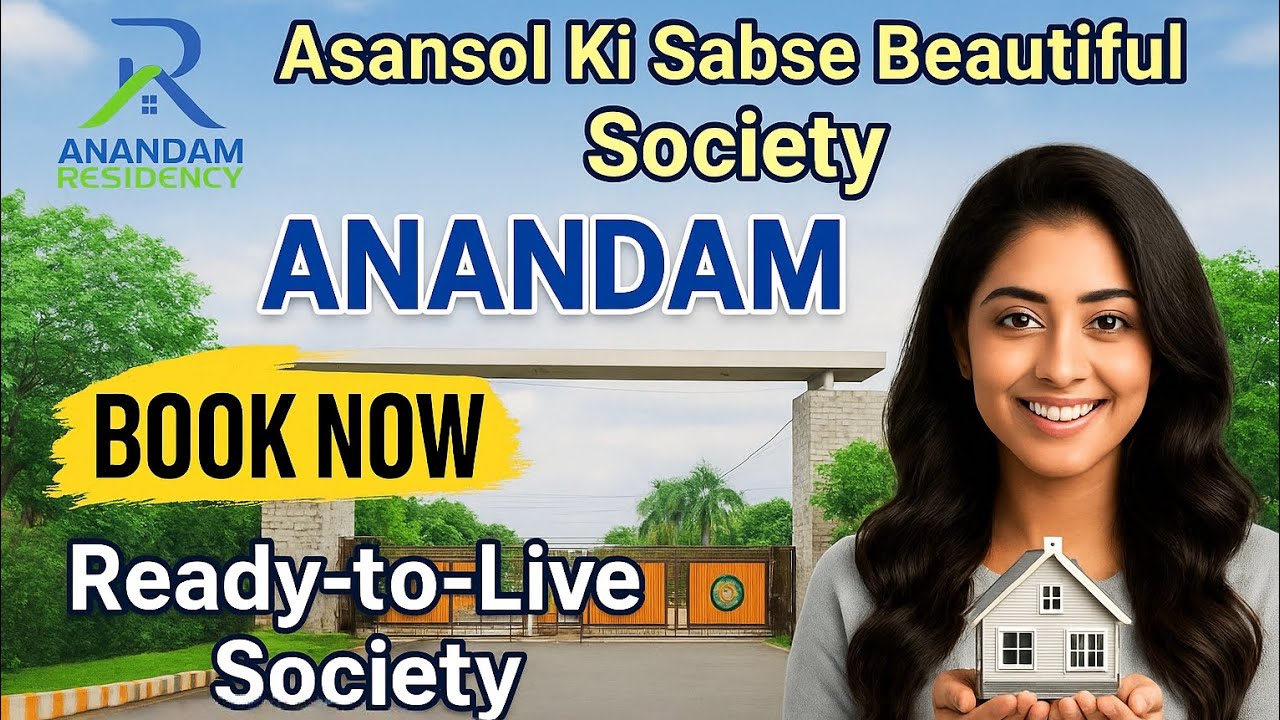 Anandam Residency Asansol — Most Beautiful Society in West Bengal #anandamresidency #plotforsale 