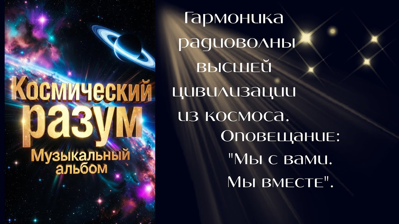 Радиоволна высшей цивилизации из космоса. Контакт.#музыка #внеземные_цивилизации #космос