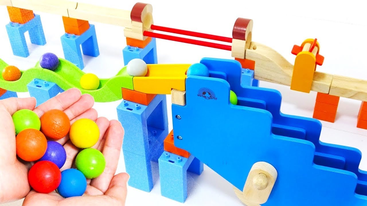 Marble run race ☆Summary video of Trix Track    .Trix Track,HABA, 30min!