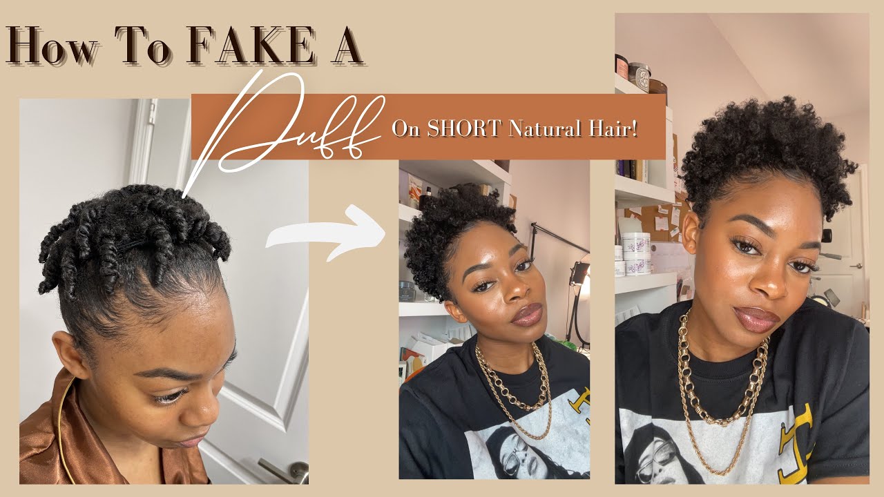 How To: Puff On Short Natural Hair (Stretched TWA)