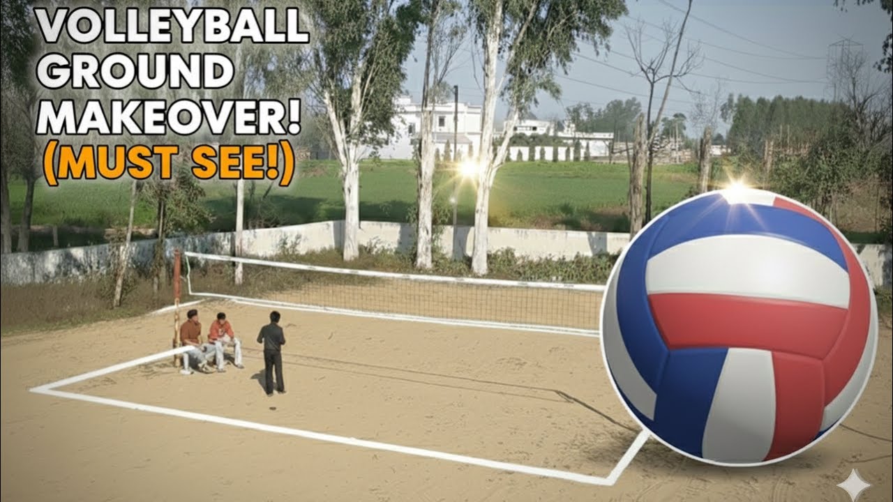 Volleyball Ground Making ..