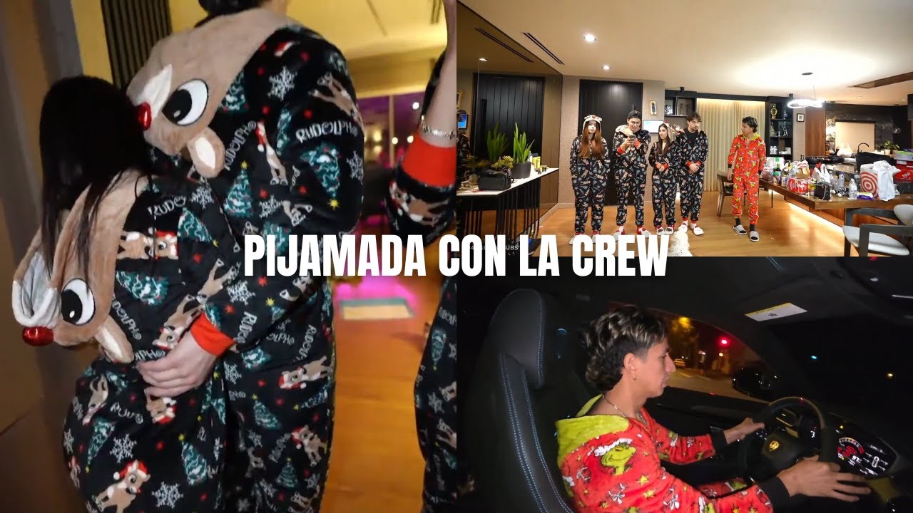 LONCHE Y WILITO PIJAMADA CON ODALYS Y NATALIA 🎅🏼👻(CHANTY Y WILSON PRUEBAN LA URUS DE LONCHE🚗)