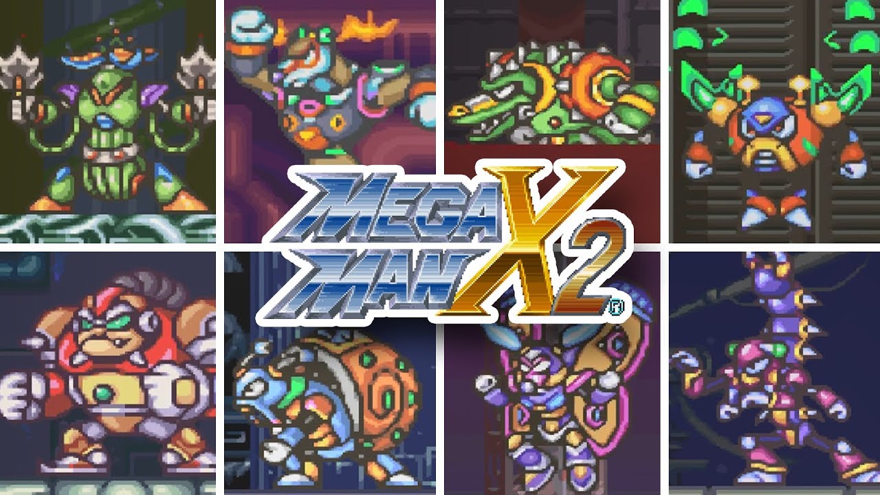 Mega Man X2 - All Bosses (Mega Man X Legacy Collection 1 + 2)