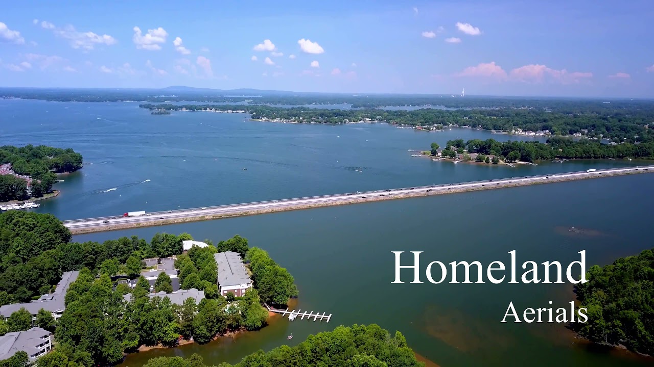 Charlotte NC Region,  Aerial Stock Footage,  Drone Aerials of Small Towns in Charlotte NC Area