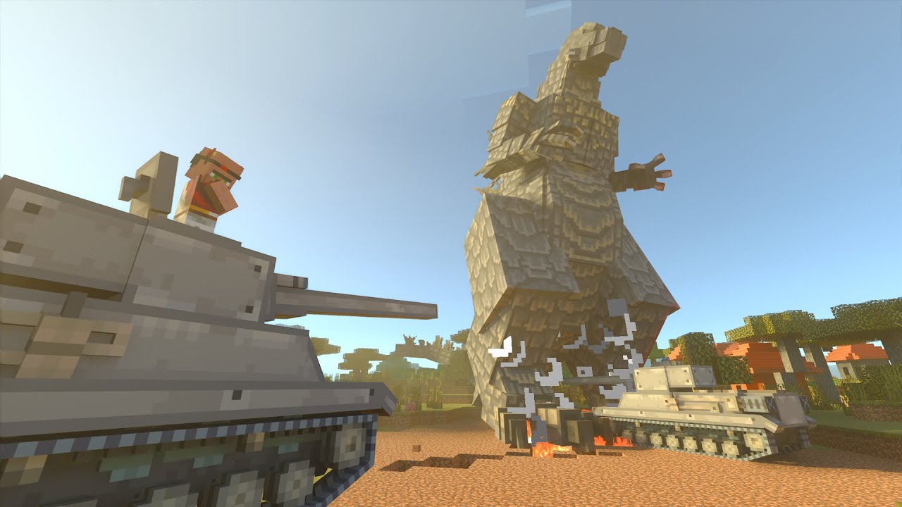 Godzilla minus one v2 Addon MCPE in Minecraft Bedrock | WedCraft