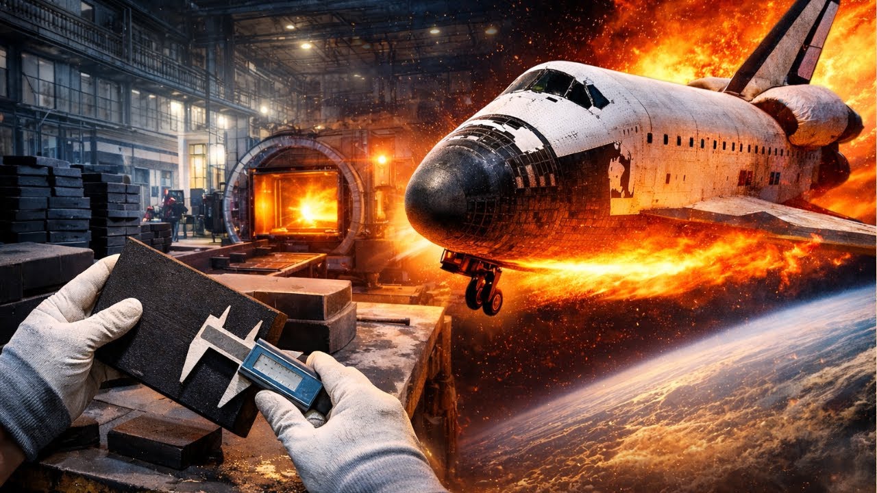 Inside the Space Shuttle Heat Shield Factory Making Tiles That Survive 3,000&deg;F Reentry (Full Process