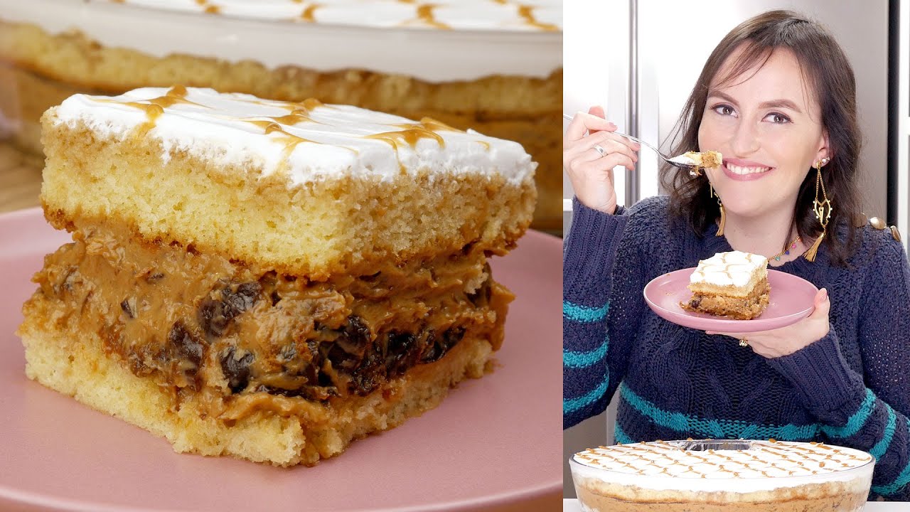 BOLO DE DOCE DE LEITE COM AMEIXA NA TRAVESSA | Cook'n Enjoy 