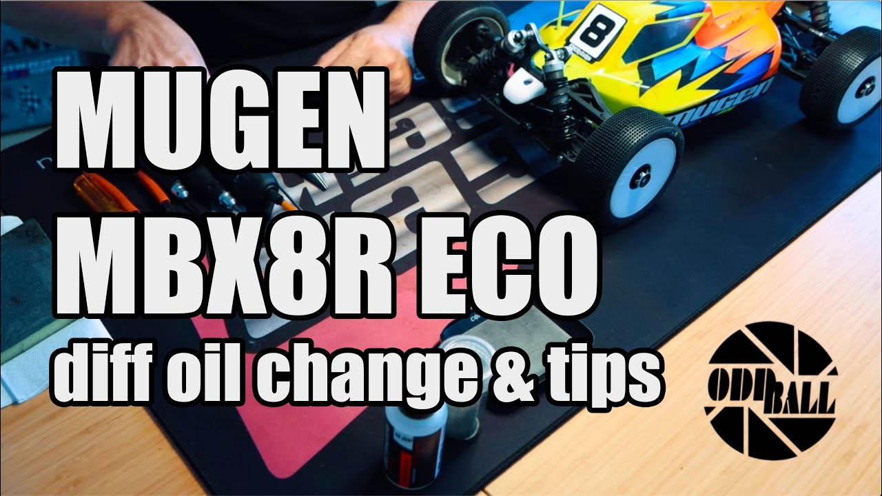 Mugen MBX8R Eco - Diff oil change and tips
