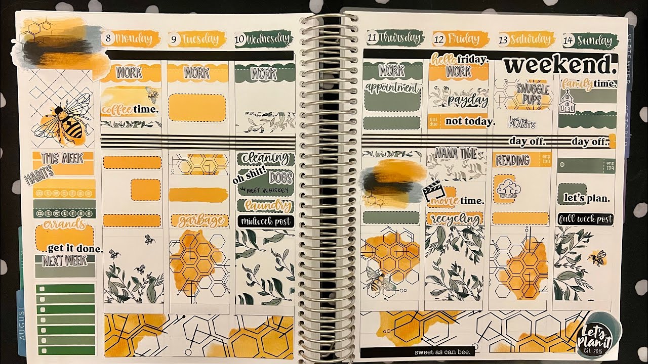 PWM Ft Let’s Plan It “Bree” in my Erin Condren Vertical Life Planner 💕