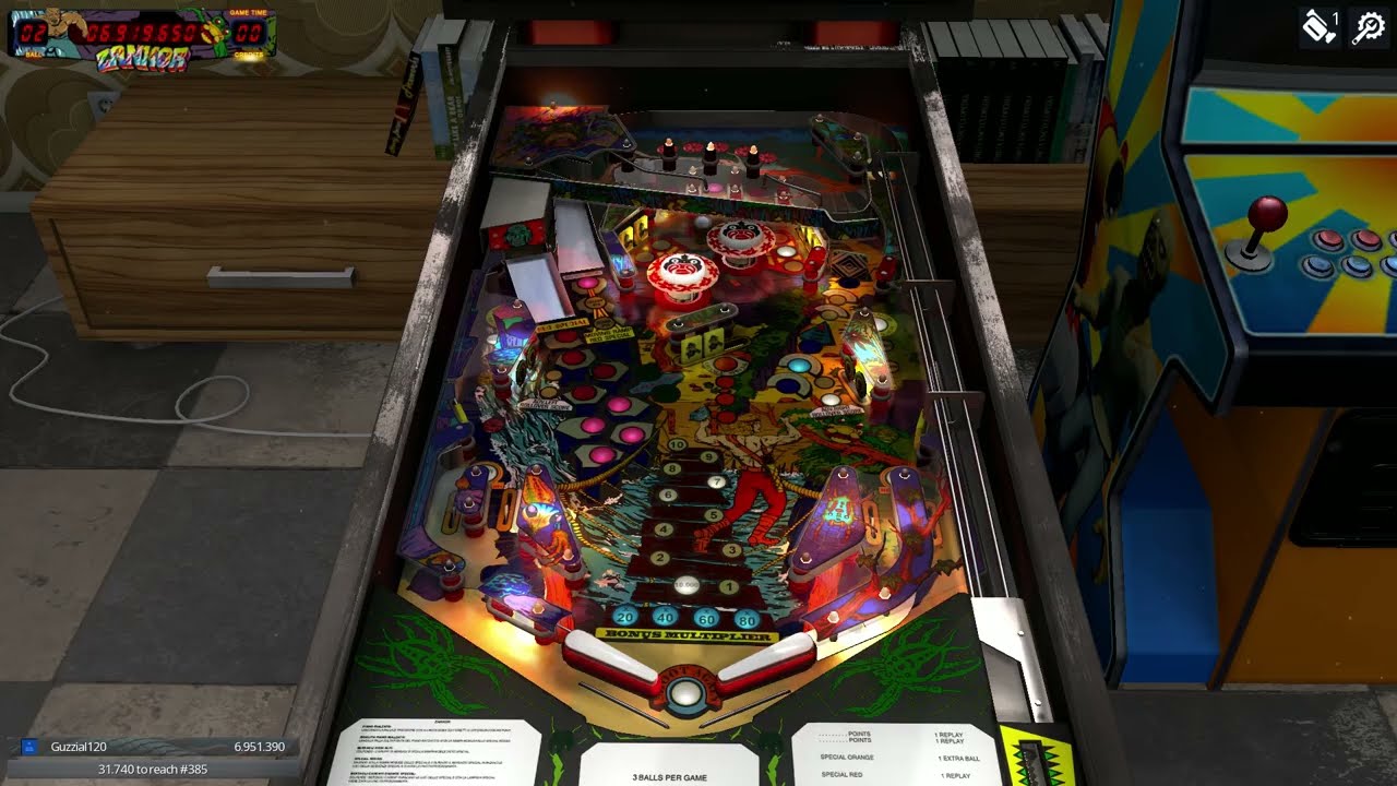 Zaccaria Pinball Zankor SS Longplay Ball 2