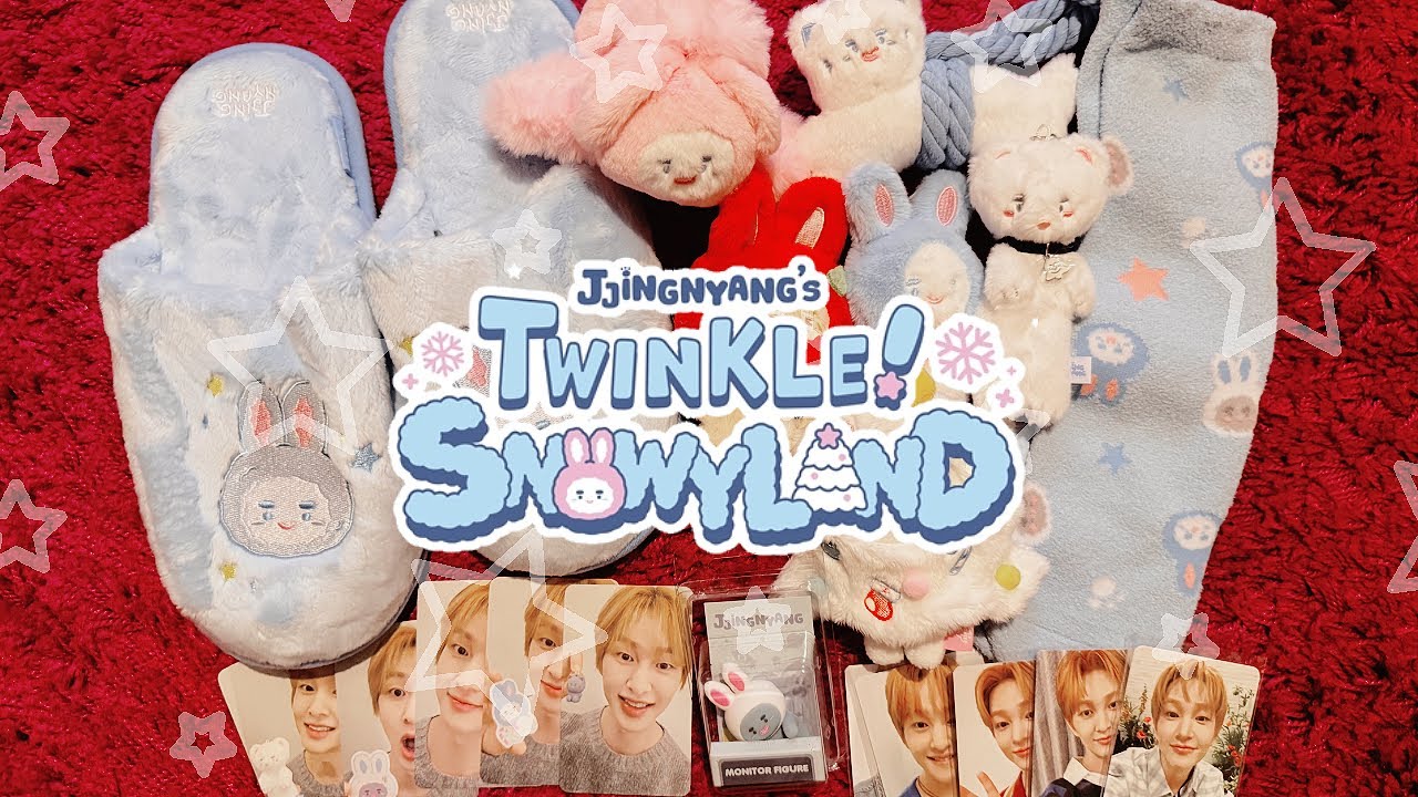 ✿ kpop merch haul | “jjingnyang’s twinkle! snowyland” pop up store md (shinee onew) ✿