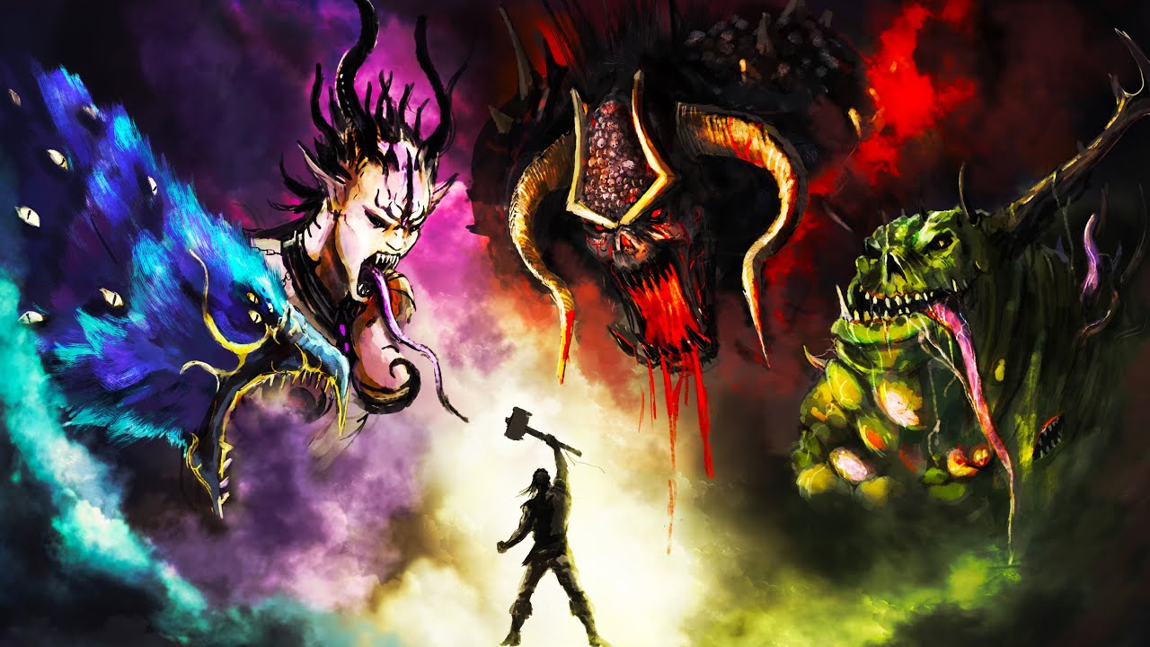 Would YOU Survive a Day in the Realms of the Chaos Gods? (ALL PARTS) - Warhammer Fantasy Lore