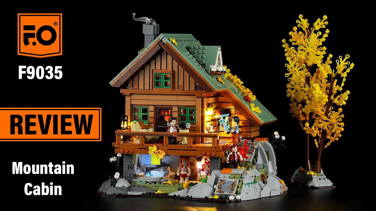 FunWhole Mountain Cabin (F9035)[2255 pcs] Review @TopBrickBuilder