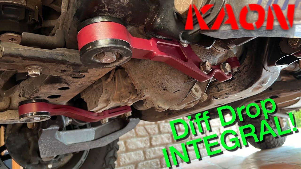 Toyota FJ Cruiser: Diff Drop INTEGRAL Kaon (CV Joint alignment)