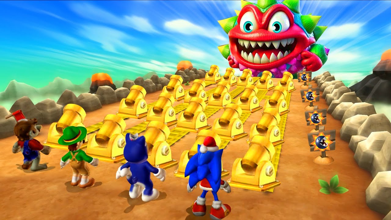 【マリオパーティ9】ボスゲートバトル マリオ Vs ルイージ Vs ロゼッタ Vs ソニック(CPU最強 たつじん)