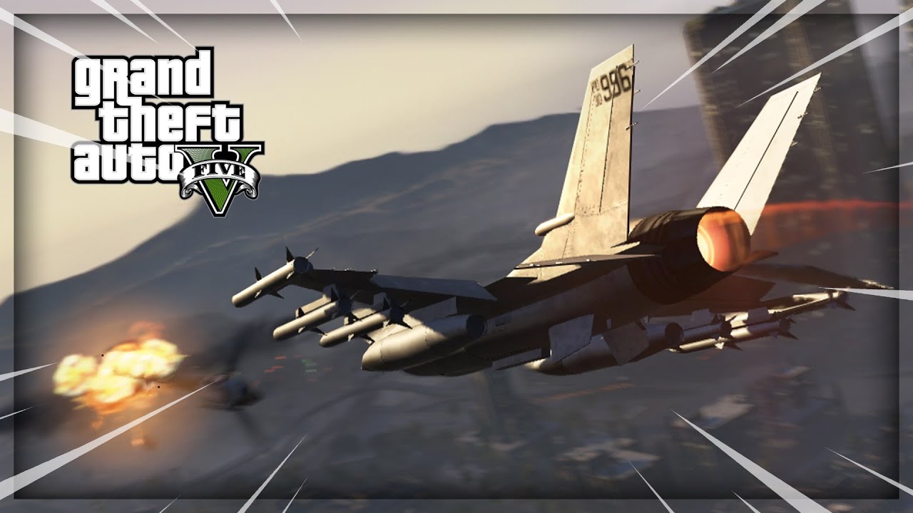 GTA5 Comment Débloquer l'Avion de Chasse et le Garder // P-996 Lazer sur GTAV